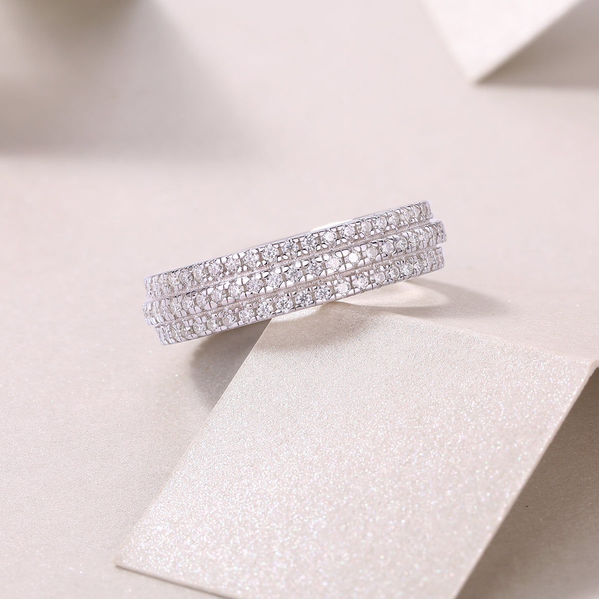 Carissie Ring MF214358 - Silver Angle View