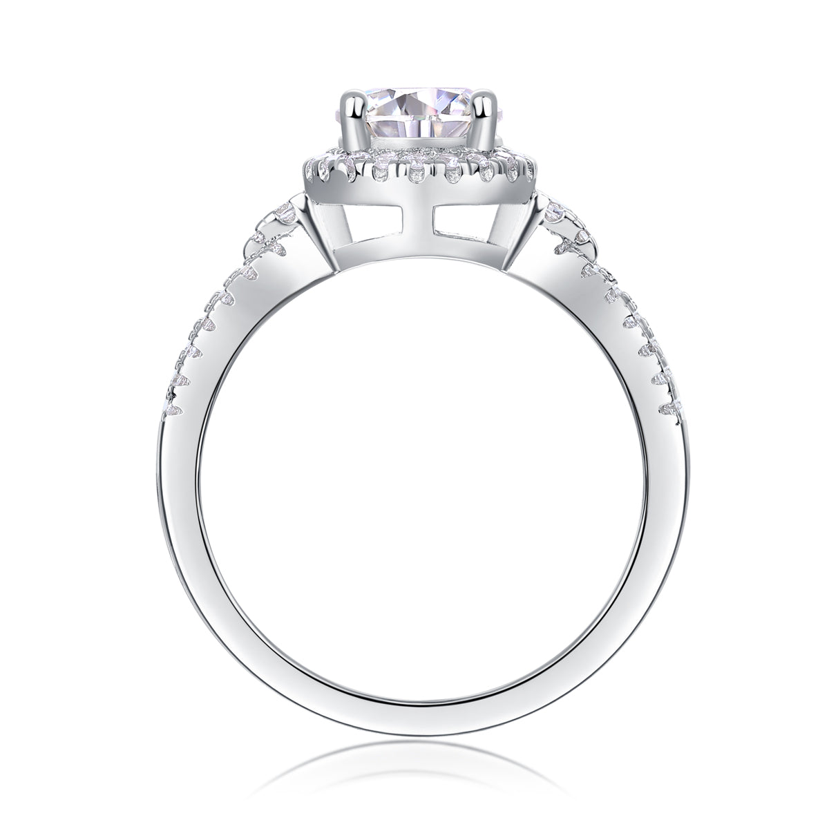 Carissie Ring MF214363 - Silver Side View