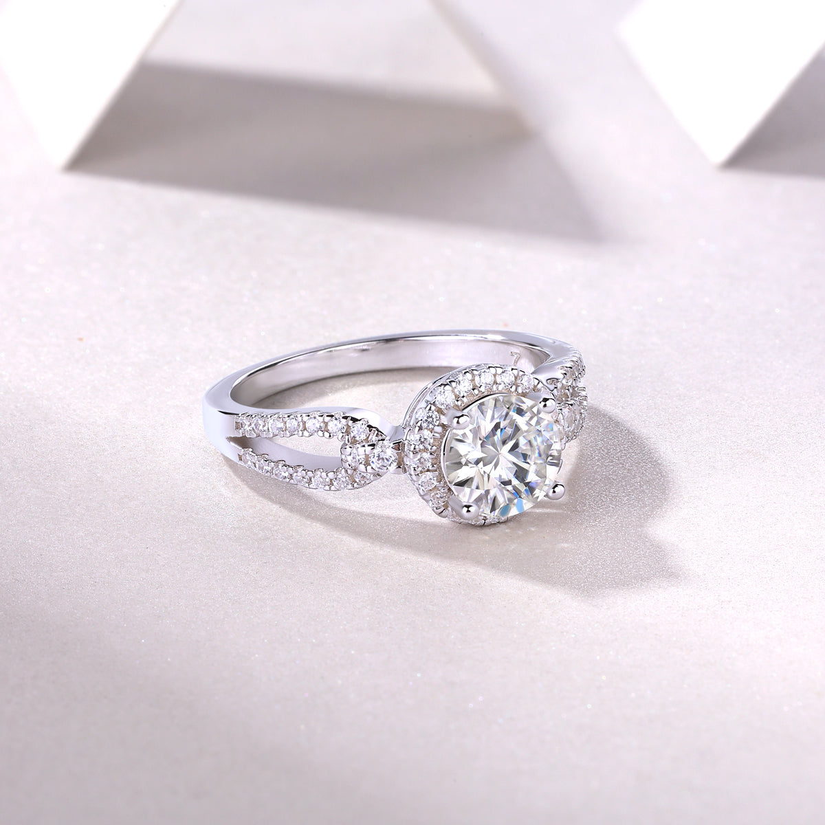 Carissie Ring MF214363 - Silver Angle View