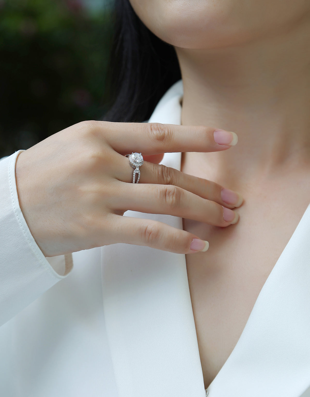Carissie Ring MF214363 - Silver On Model