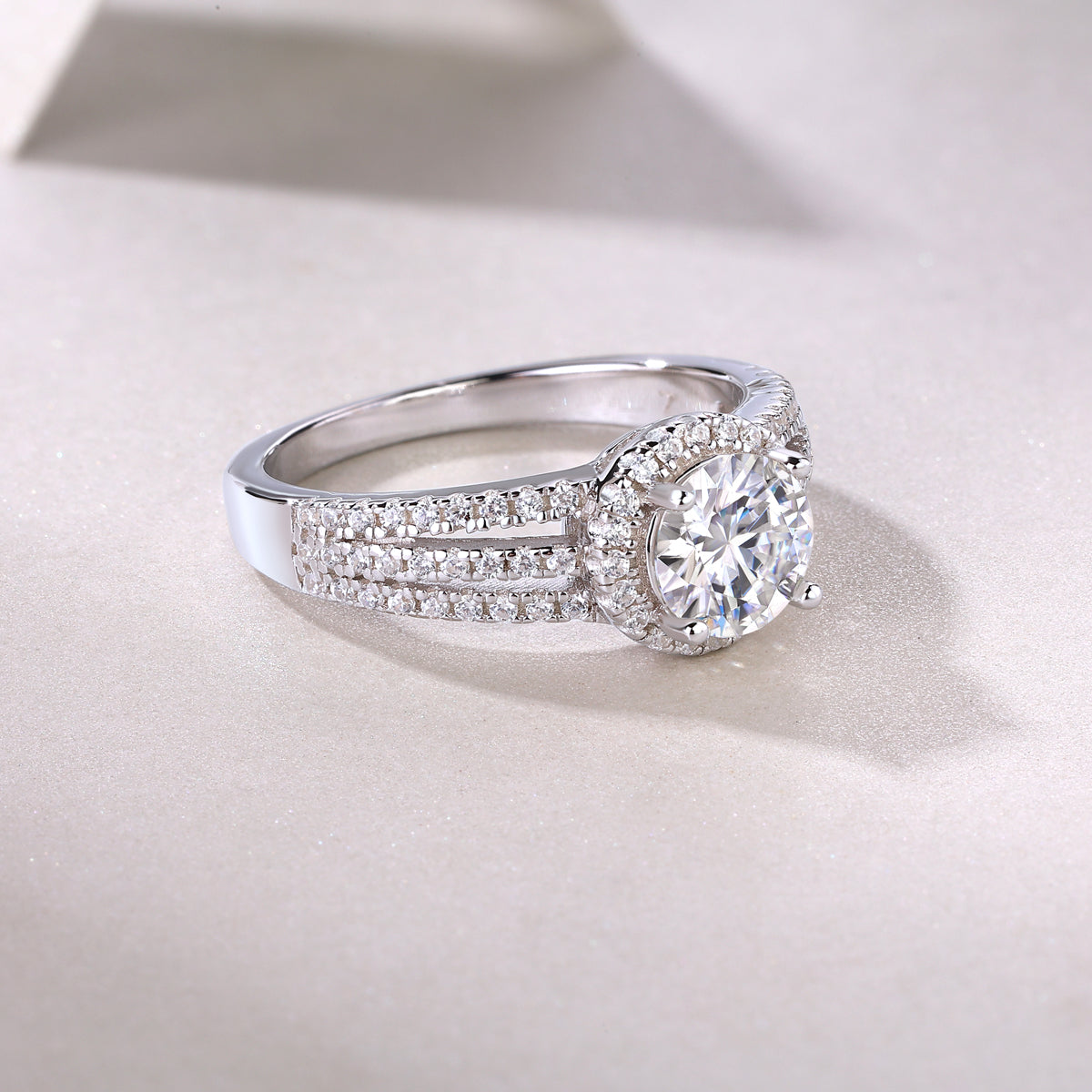 Carissie Ring MF214364 - Silver Angle View