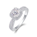 Carissie Ring MF214366 - Silver Angle View