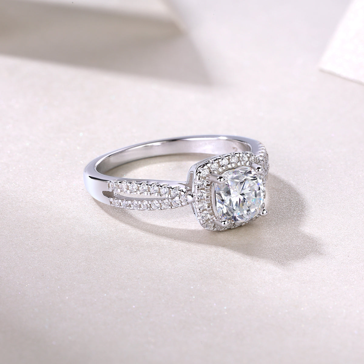 Carissie Ring MF214366 - Silver Angle View