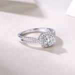 Carissie Ring MF214366 - Silver Angle View