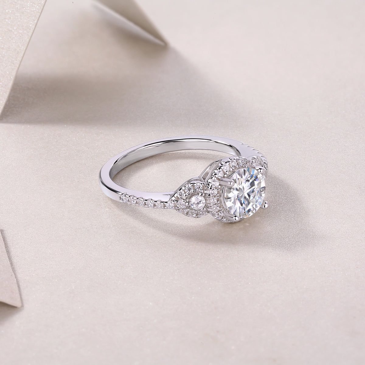 Carissie Ring MF214370 - Silver Angle View