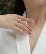 Carissie Ring MF214370 - Silver On Model