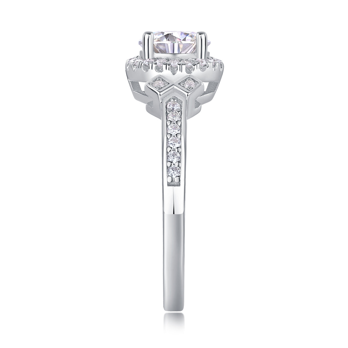 Carissie Ring MF214371 - Silver Side View