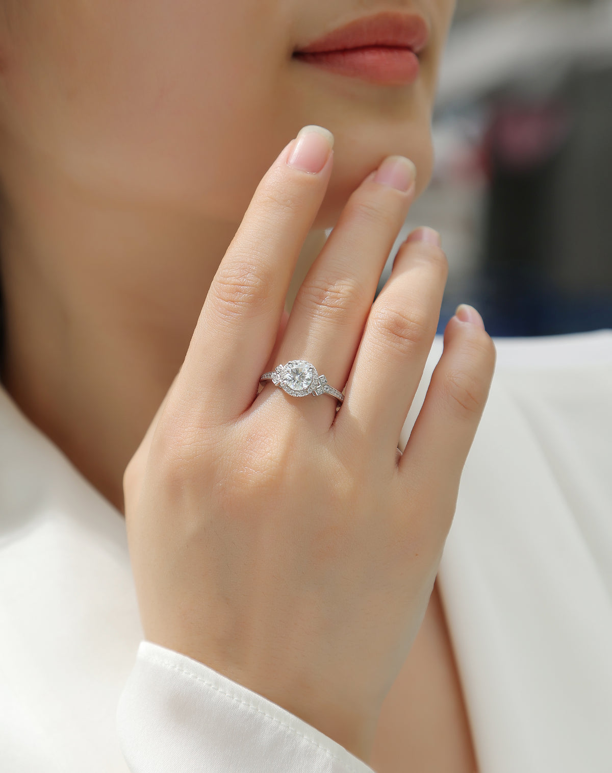 Carissie Ring MF214371 - Silver On Model