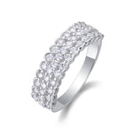Carissie Ring MF214373 - Silver Angle View