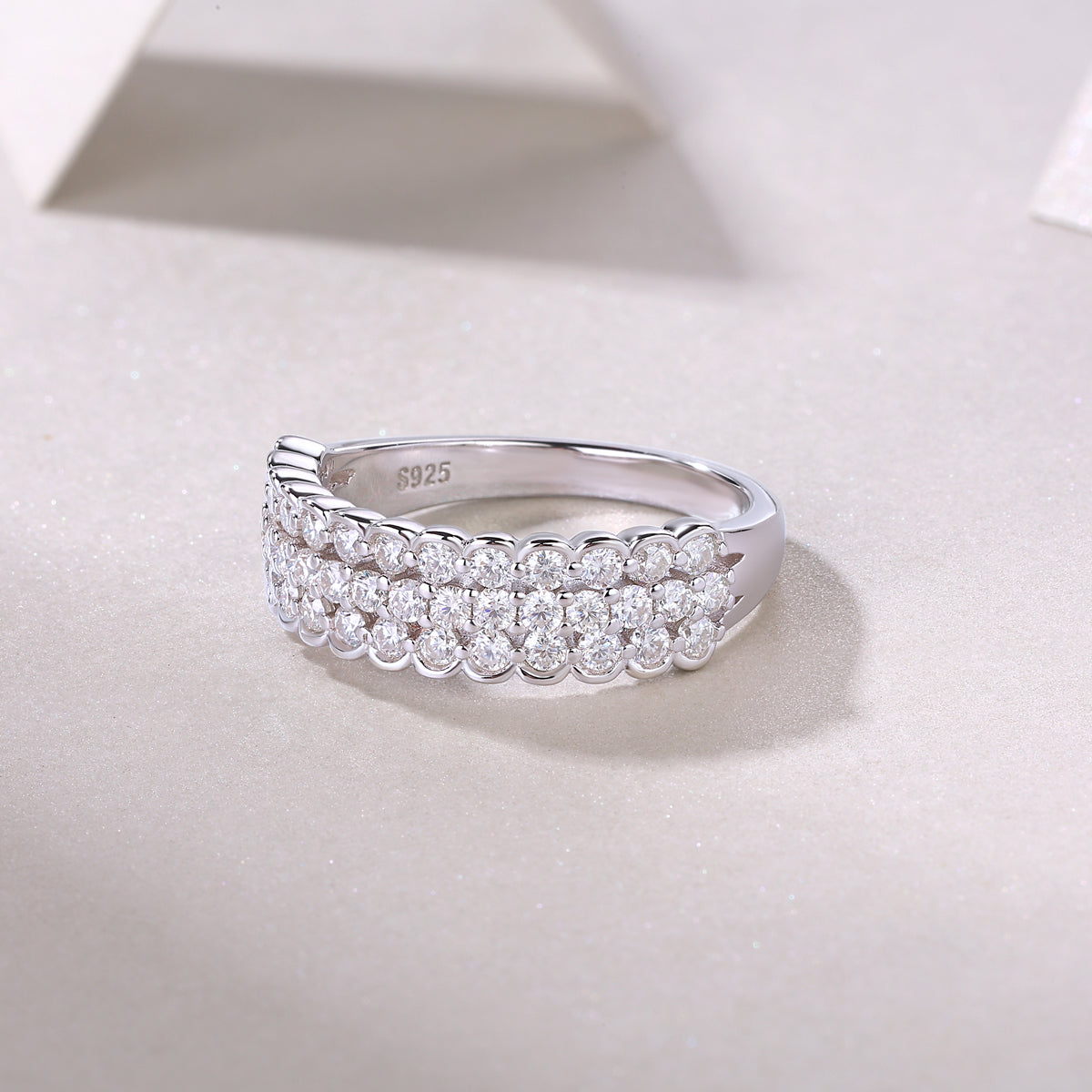 Carissie Ring MF214373 - Silver Angle View