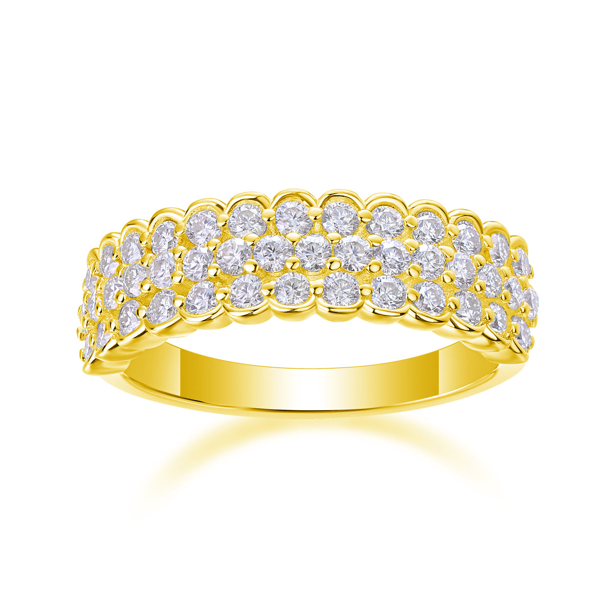 Carissie Ring MF214373 - Yellow Gold Front View