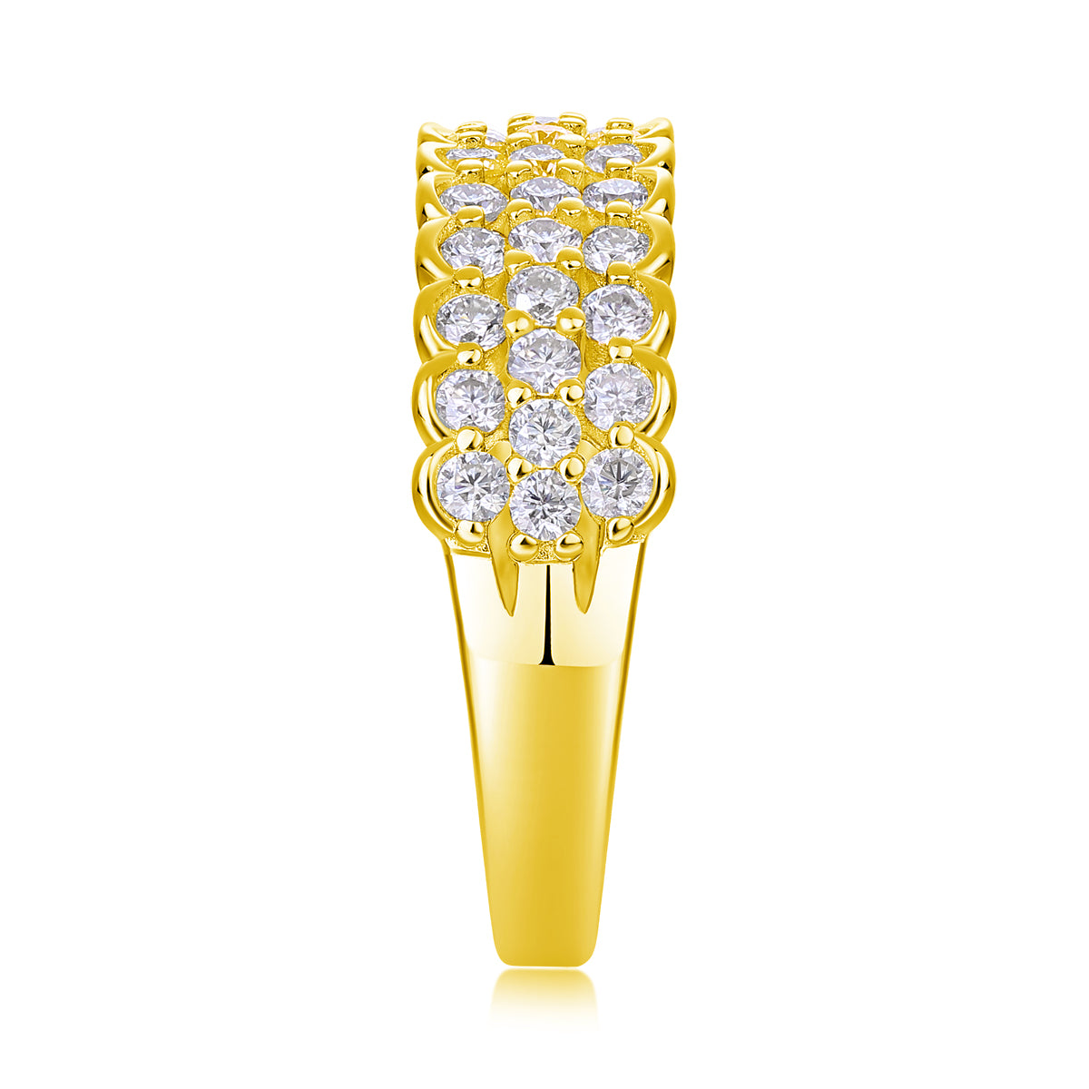 Carissie Ring MF214373 - Yellow Gold Side View