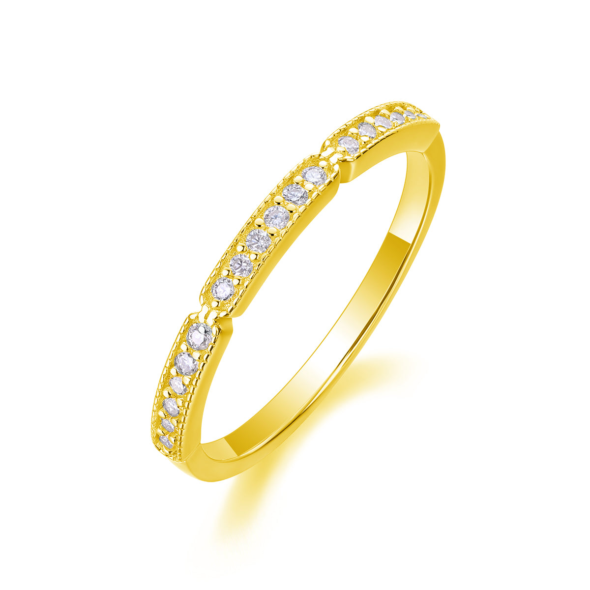 Carissie Ring MF214374 - Yellow Gold Angle View
