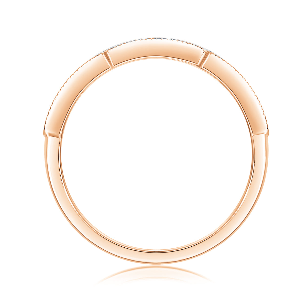 Carissie Ring MF214374 - Rose Gold Side View