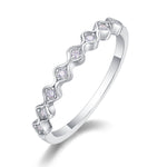 Carissie Ring MF214376 - Silver Angle View