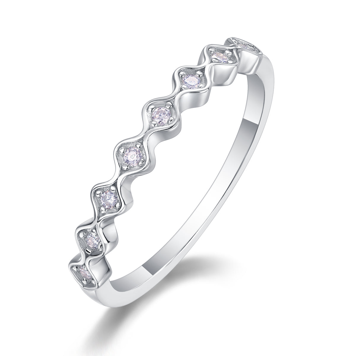 Carissie Ring MF214376 - Silver Angle View