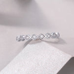 Carissie Ring MF214376 - Silver Angle View