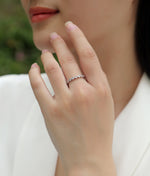 Carissie Ring MF214376 - Silver On Model