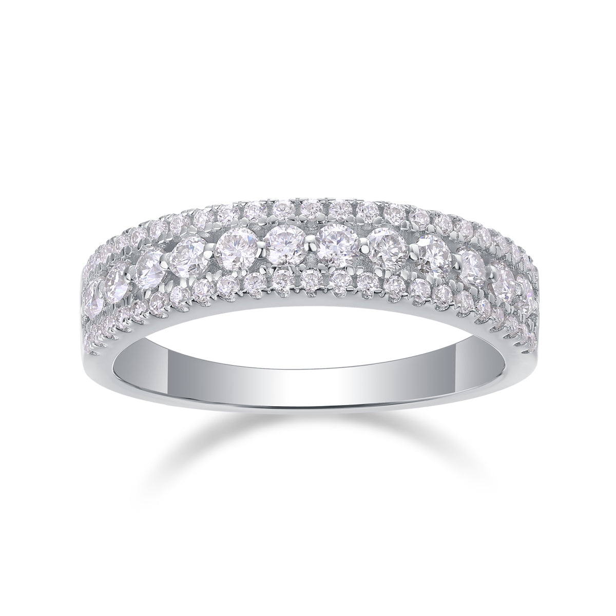 Carissie Ring MF214377 - Silver Front View