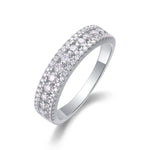 Carissie Ring MF214377 - Silver Angle View