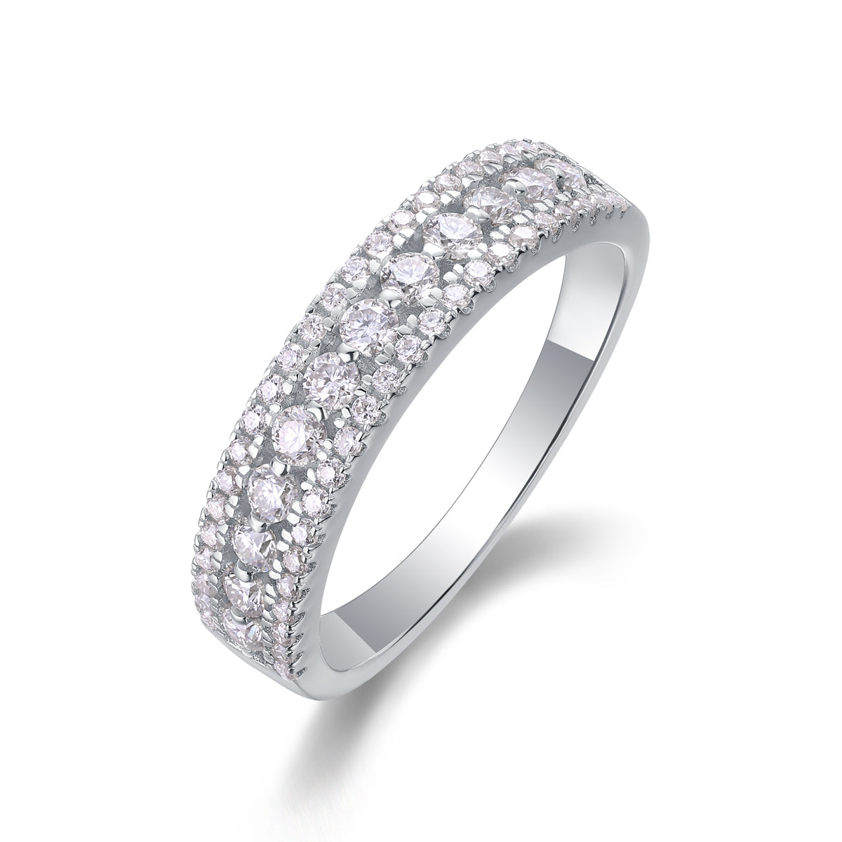 Carissie Ring MF214377 - Silver Angle View