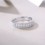 Carissie Ring MF214377 - Silver Angle View