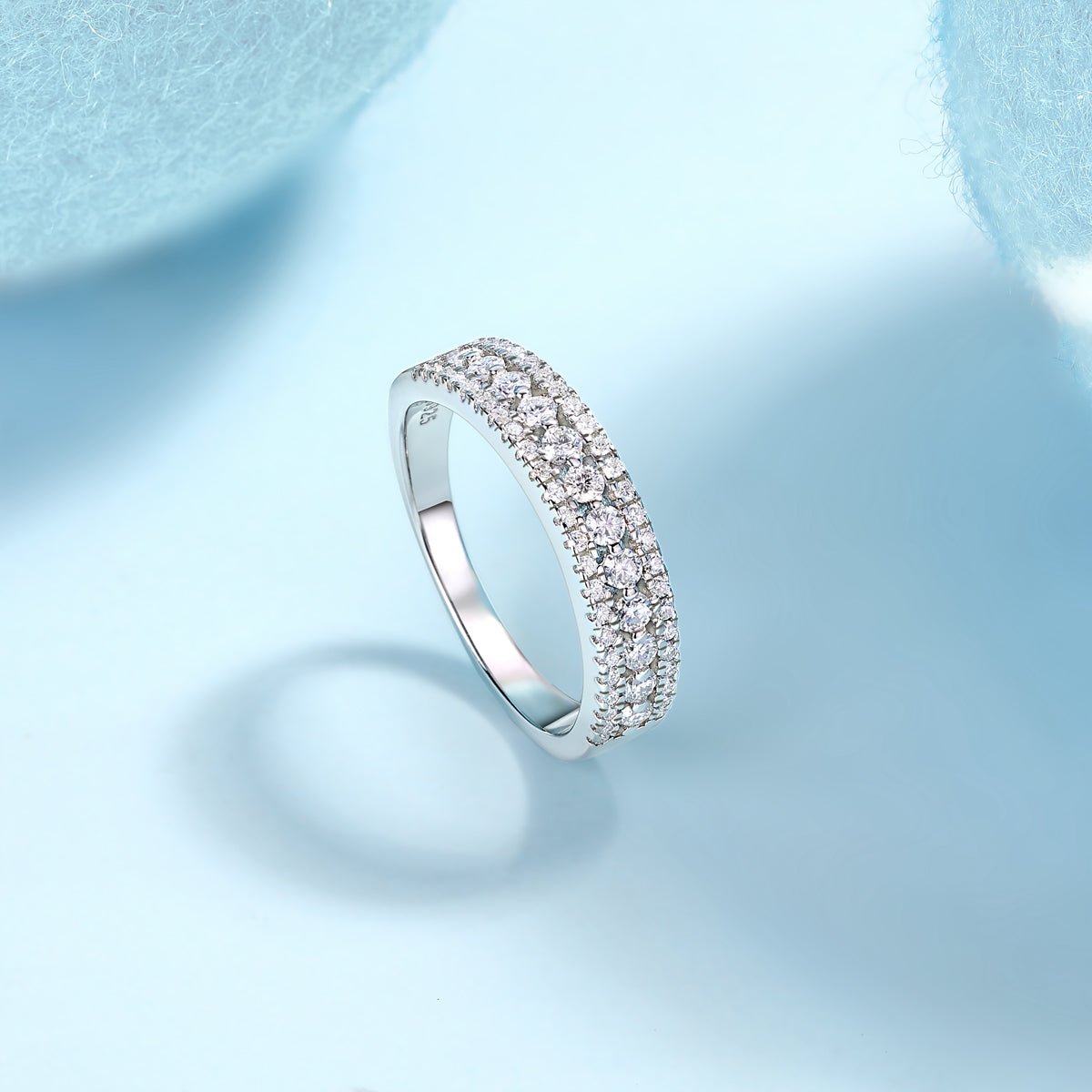 Carissie Ring MF214377 - Silver Angle View