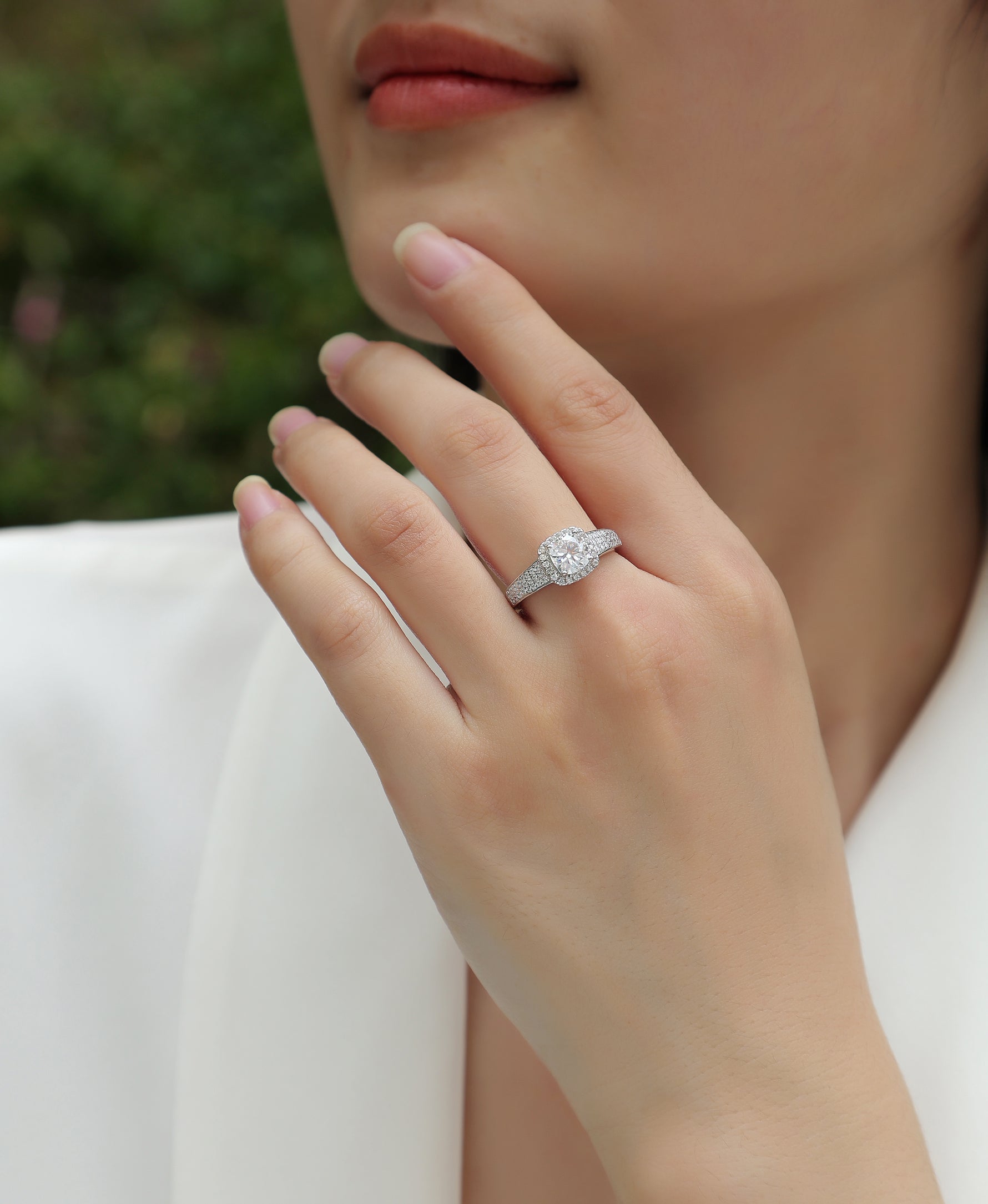 Carissie Ring MF214388 - Silver On Model