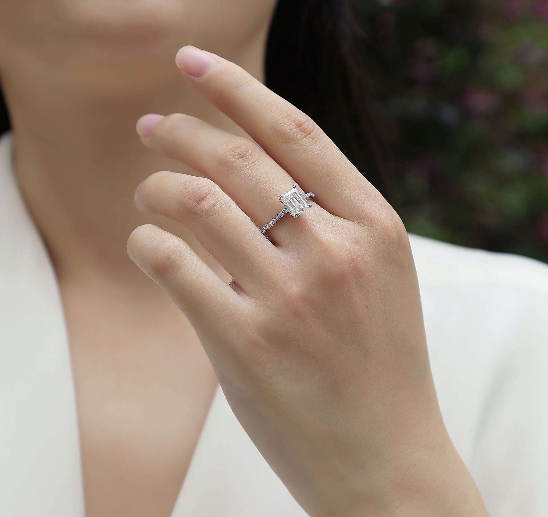 Carissie Ring MF214402 - Silver On Model