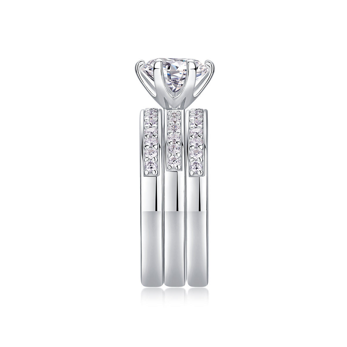 Carissie Ring MF214410 - Silver Side View