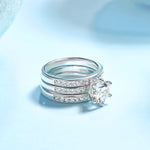 Carissie Ring MF214410 - Silver Angle View