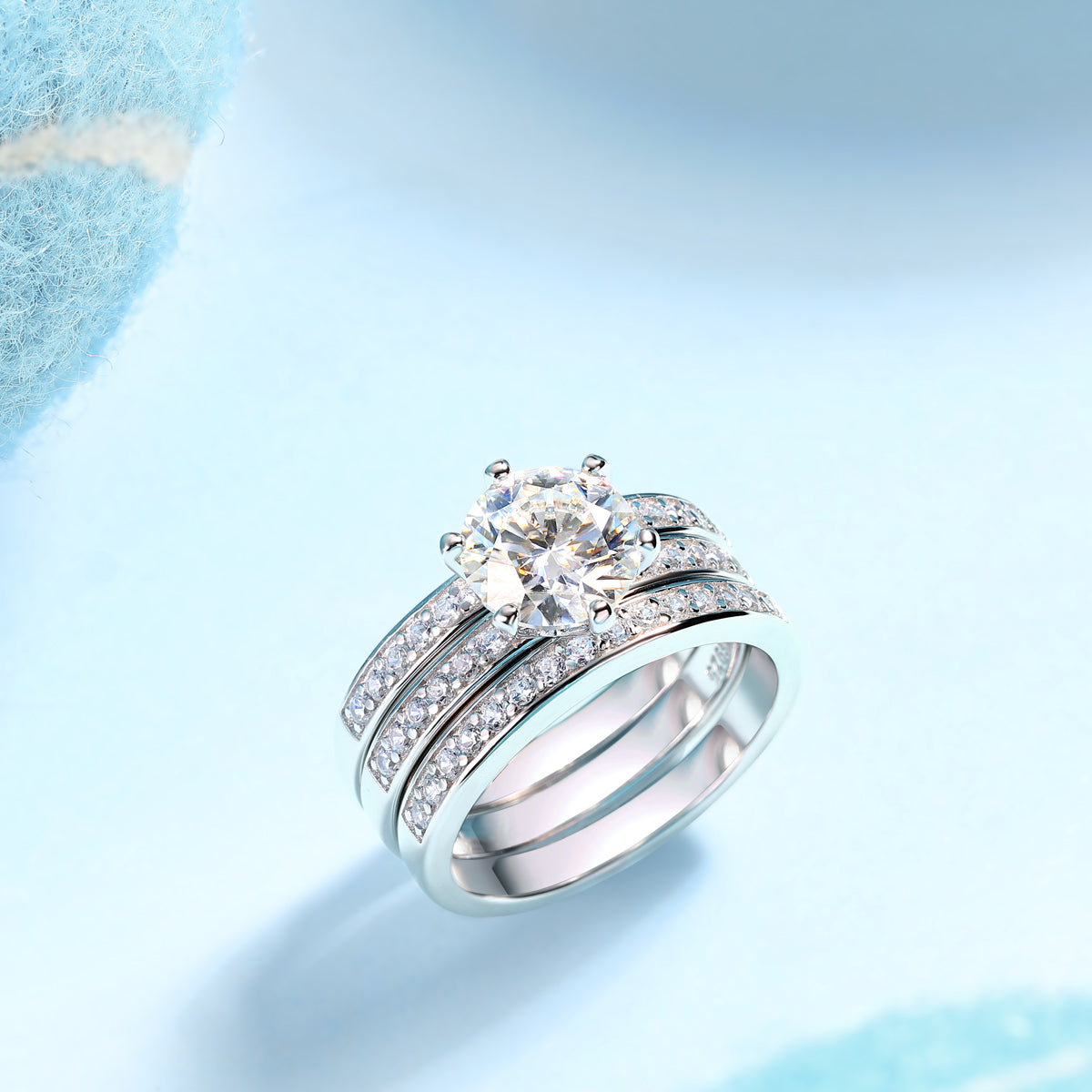 Carissie Ring MF214410 - Silver Angle View