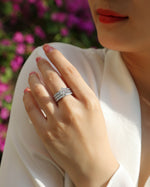 Carissie Ring MF214410 - Silver On Model