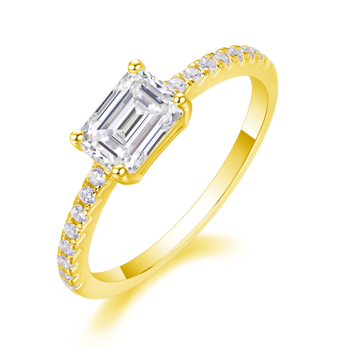 Carissie Ring MF214411 - Yellow Gold Angle View