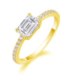 Carissie Ring MF214411 - Yellow Gold Angle View