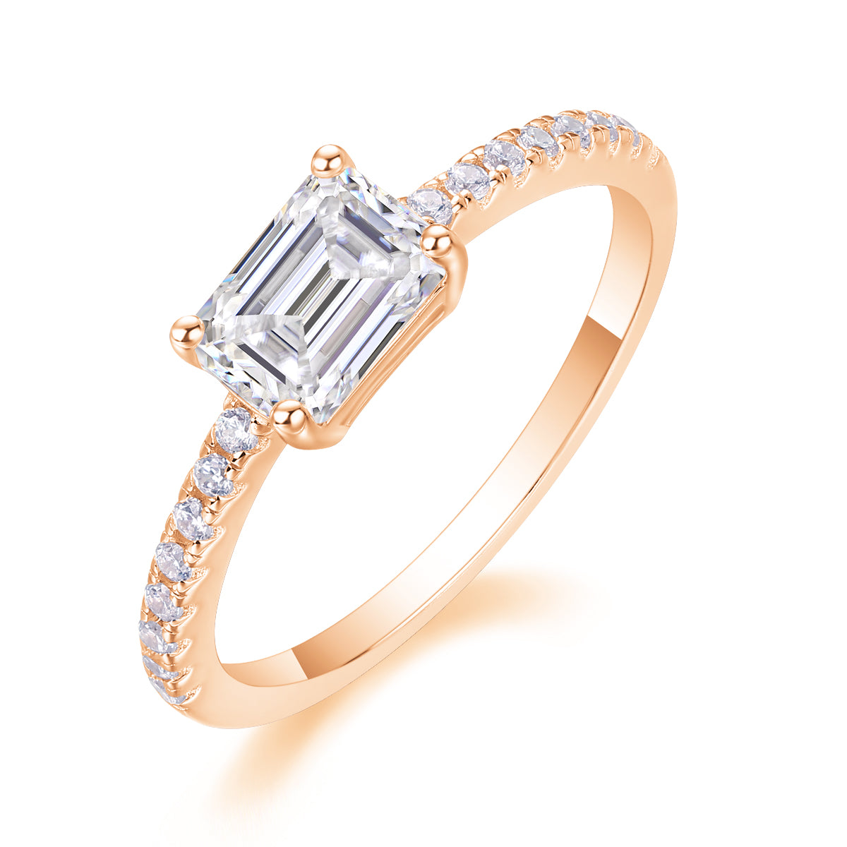 Carissie Ring MF214411 - Rose Gold Angle View