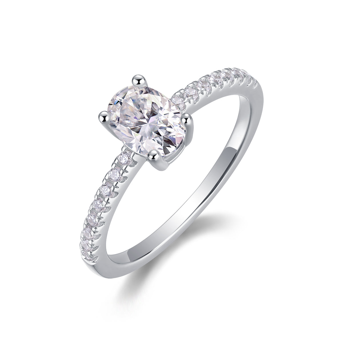 Carissie Ring MF214424 - Silver Angle View