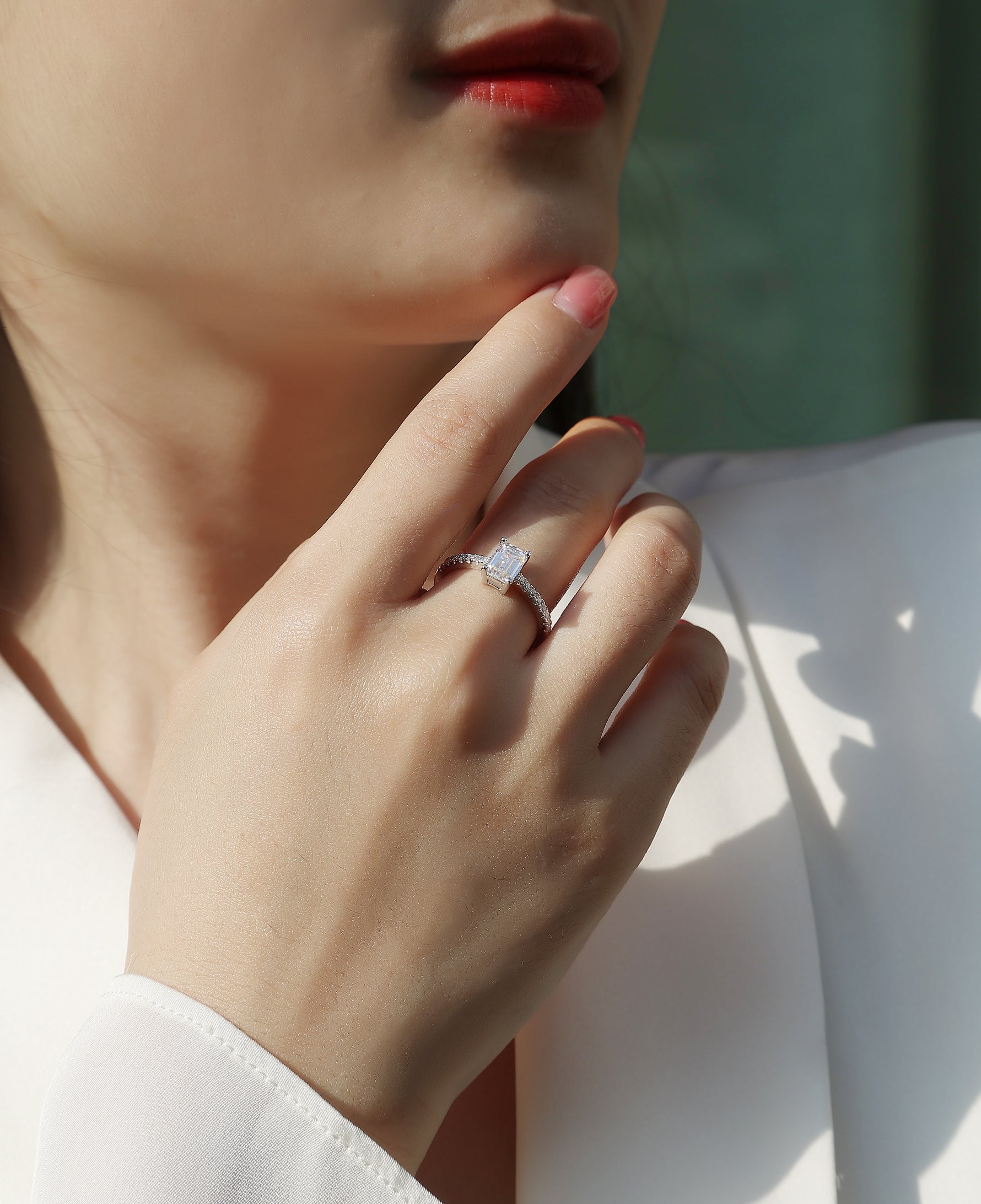 Carissie Ring MF214425 - Silver On Model