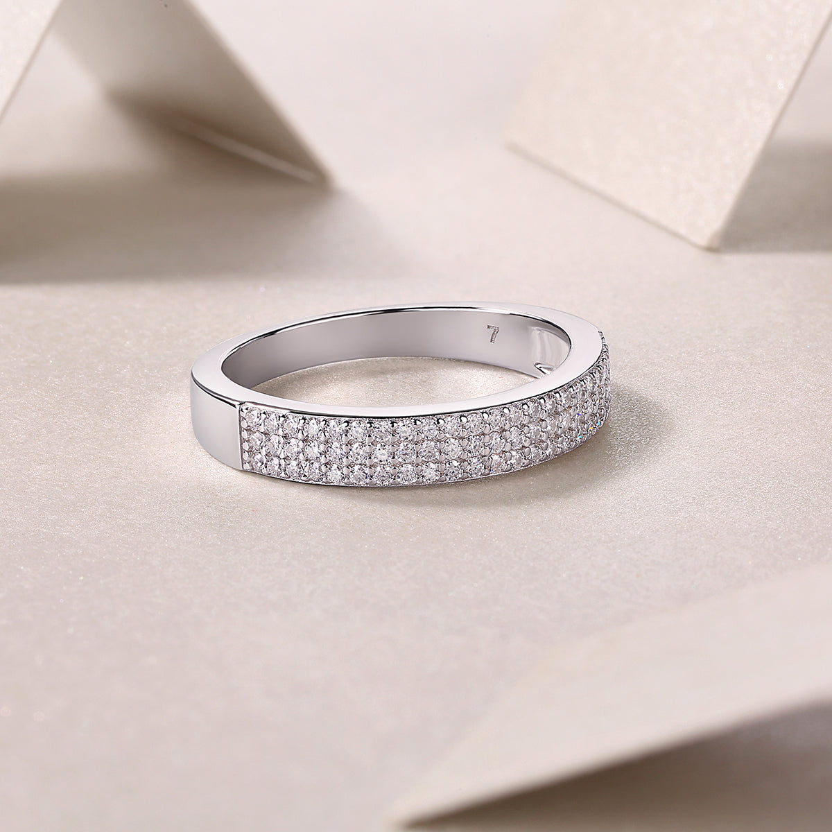 Carissie Ring MF214433 - Silver Angle View