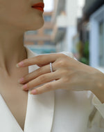 Carissie Ring MF214439 - Silver On Model