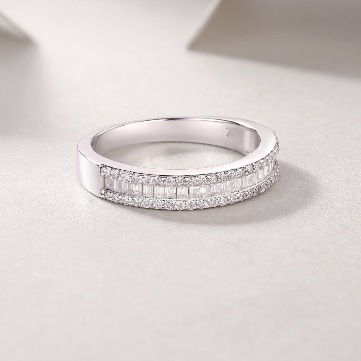 Carissie Ring MF214443 - Silver Angle View