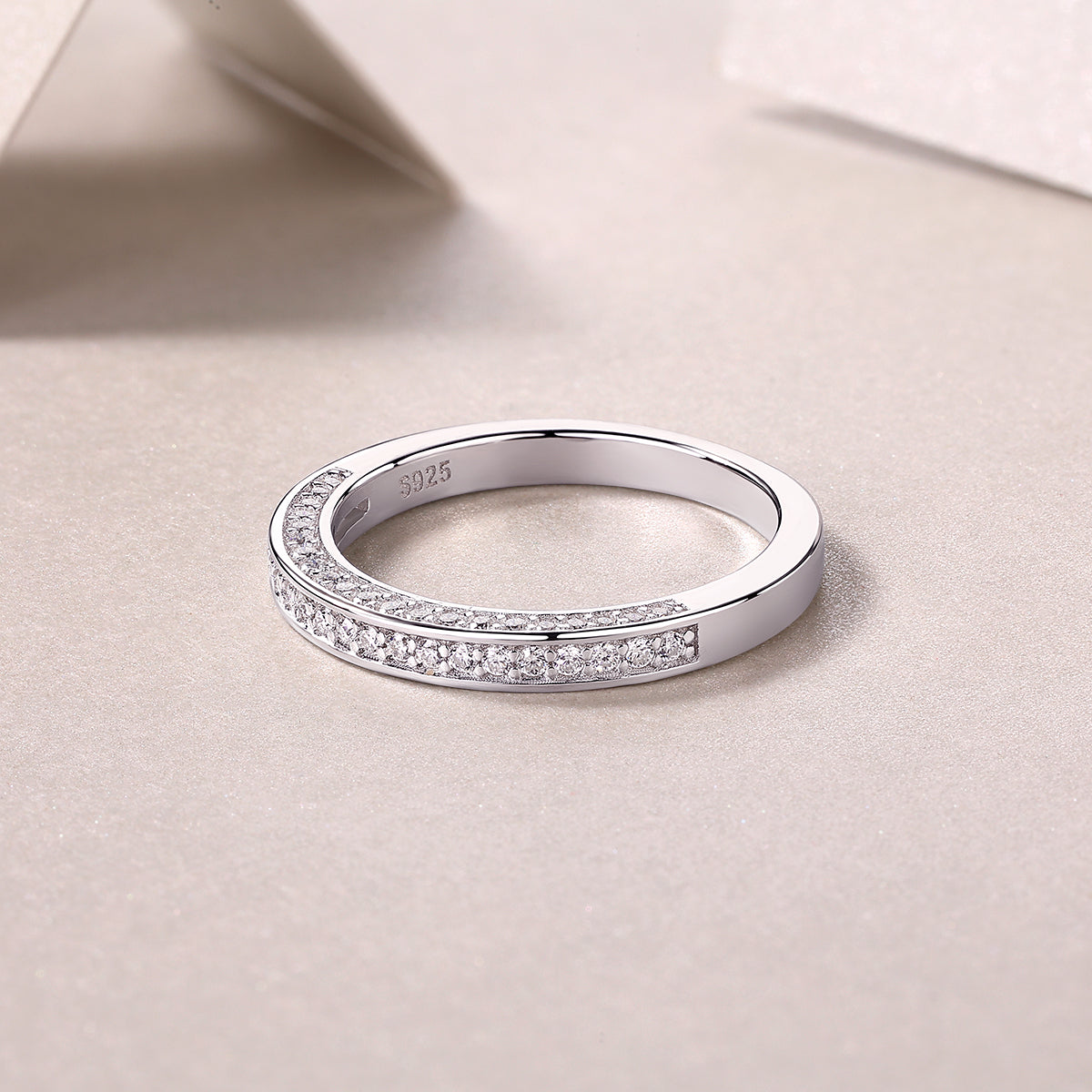 Carissie Ring MF214444 - Silver Angle View