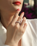 Carissie Ring MF214444 - Silver On Model