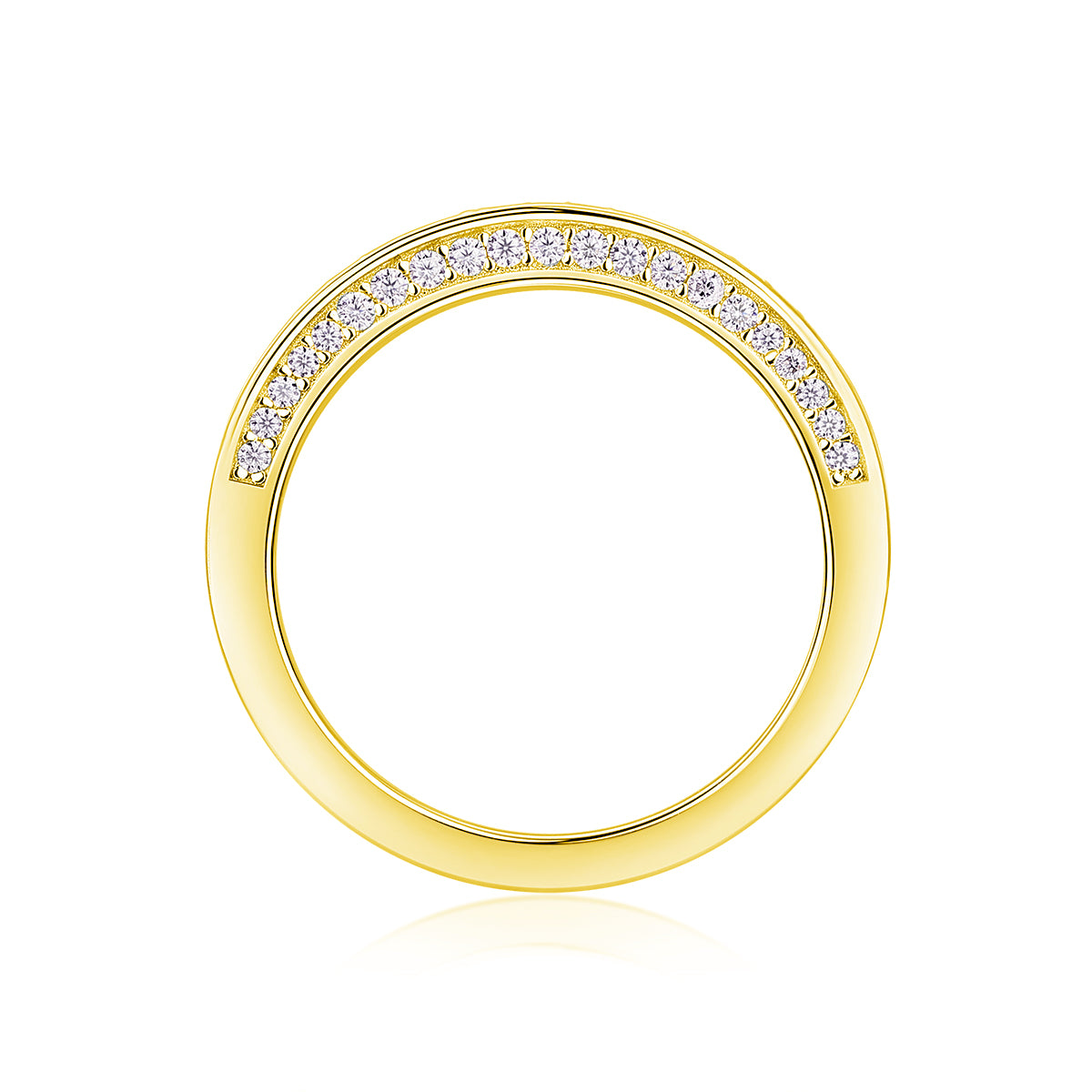 Carissie Ring MF214444 - Yellow Gold Side View