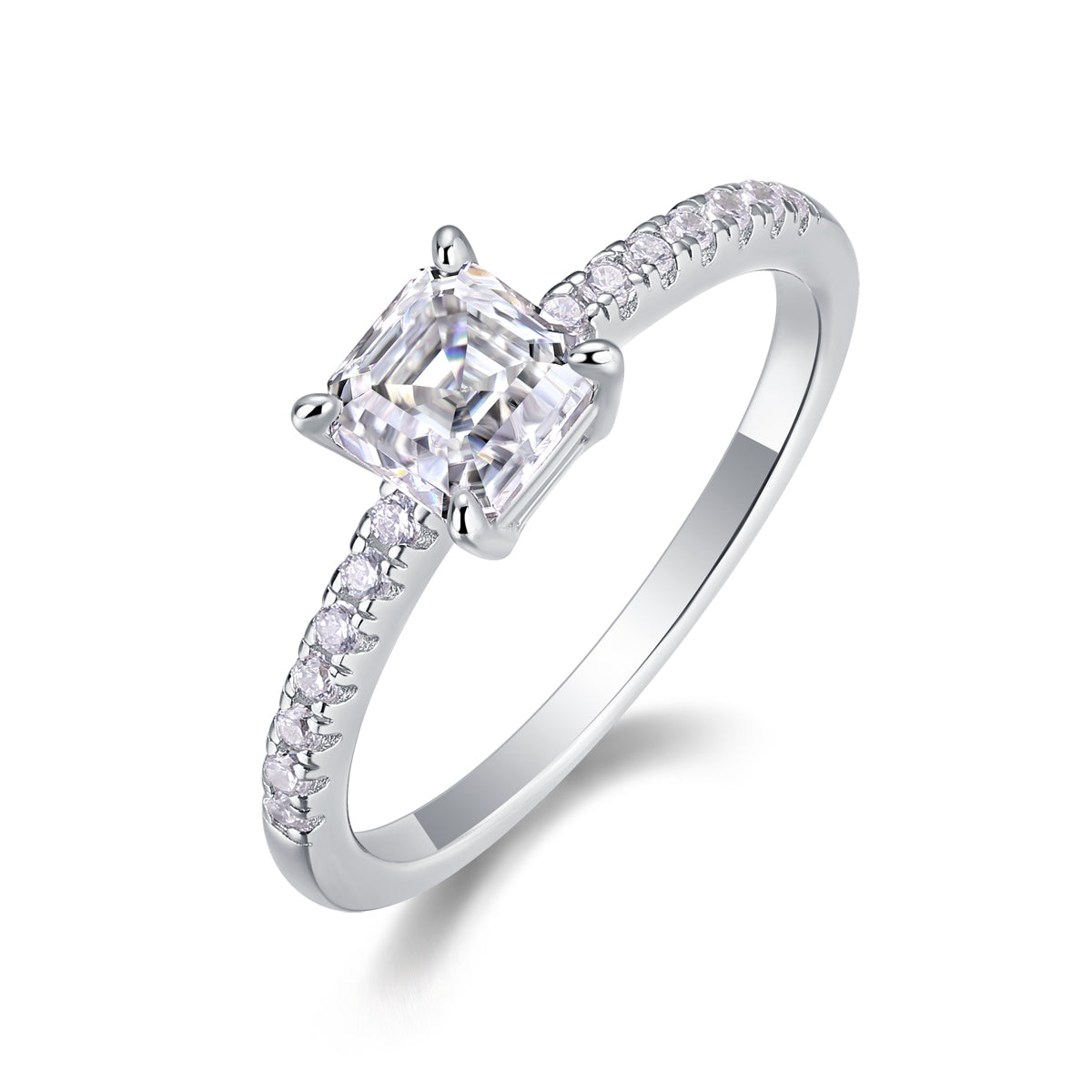 Carissie Ring MF214446 - Silver Angle View