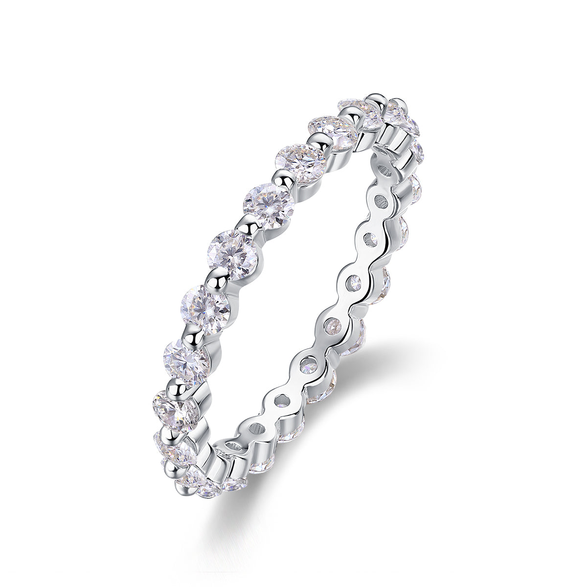 Carissie Ring MF214455 - Silver Angle View