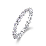 Carissie Ring MF214455 - Silver Angle View