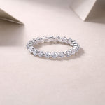 Carissie Ring MF214455 - Silver Angle View