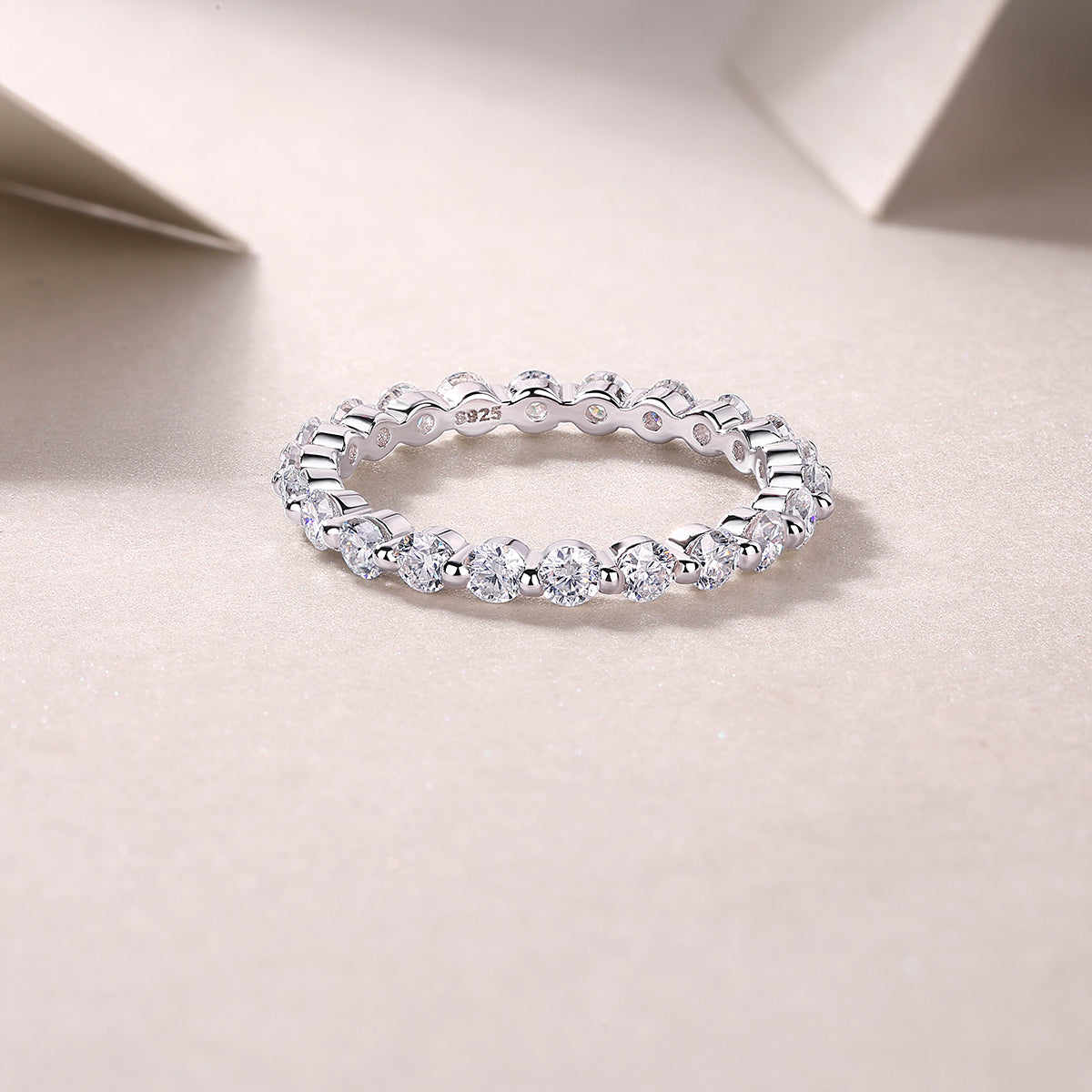 Carissie Ring MF214455 - Silver Angle View