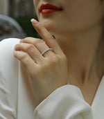 Carissie Ring MF214455 - Silver On Model